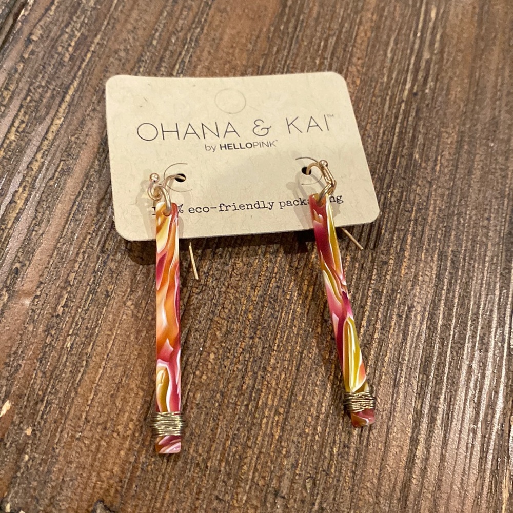 Ohana & Kai Earrings by Hello Pink